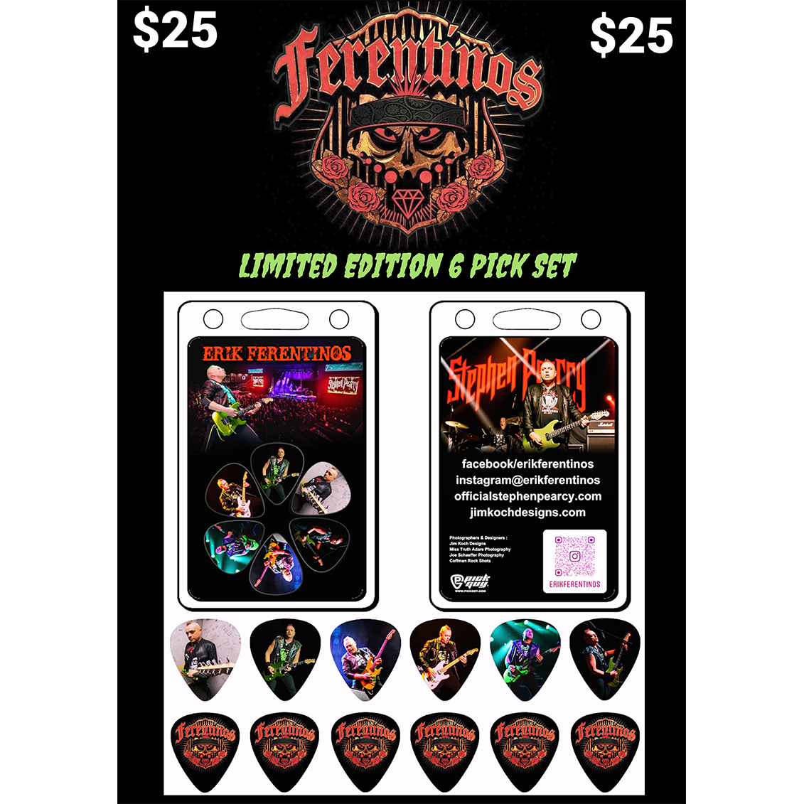 Erik Ferentinos Limited Edition 6-Pick Set | Akin IT Services